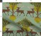 Woodland Nature Mint Green Vintage Style Animals Woods Trees Botanical Whimsical Custom Printed Fabric by Spoonflower Various Fabrics by the Yard or Fat Quarter